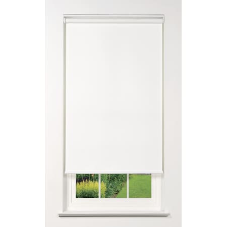 Linen Avenue Cordless 1% Solar Screen Standard Roller Shade, 56 W x 72 H, White R2SS1WT5600B72